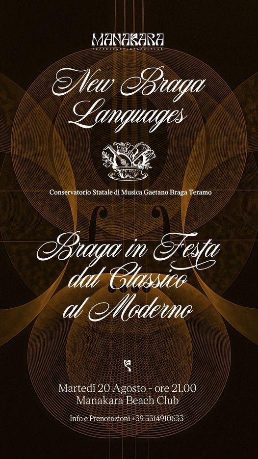 Serata finale "New Braga Languages" 